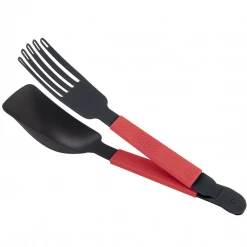 Kuhn Rikon Tong Tolls, Braising Spoon - Black/Red COOKWARE