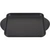 Le Creuset Enamaled Cast Iron Square Griddle, 9.5", Licorice