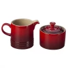Le Creuset Cream And Sugar Set - Cerise TABLETOP & BAR 2 Le Creuset Cream And Sugar Set - Cerise TABLETOP & BAR