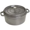 COOKWARE Staub Cast Iron 7-Quart Cocotte - Graphite Grey