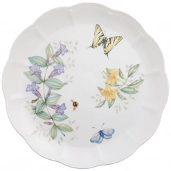 Lenox Butterfly Meadow Tiger Swallow Tail Dinner Plate