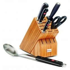 Wusthof Wüsthof Classic Knife Block Set, One Size, Black, Stainless