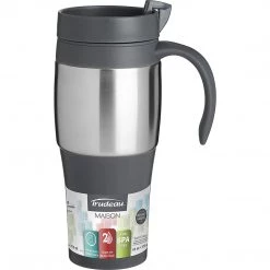 Trudeau Maison Mariner II Travel Mug, 14 Oz, Grey COFFEE & TEA