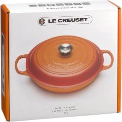 Le Creuset Signature 2.25-Quart Braiser With Stainless Steel Knob - Flame