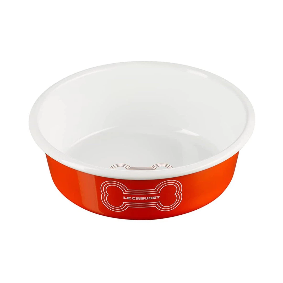 Le Creuset 4 Cup Medium Dog Bowl - Orange 6 Le Creuset 4 Cup Medium Dog Bowl - Orange