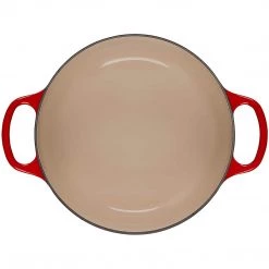 Le Creuset 3.5 Qt. Signature Round Dutch Oven - Cerise With SS Figural Heart Knob COOKWARE