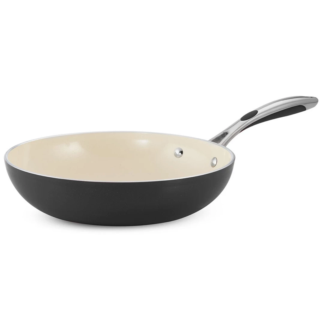 COOKWARE Tramontina Ceramica Deluxe 11'' Stir Fry 3 COOKWARE Tramontina Ceramica Deluxe 11'' Stir Fry