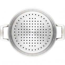 COOKWARE Anolon Authority Hard-Anodized Nonstick Covered Dutch Oven With Steamer Insert, 5-Quarts, Gray