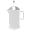 Chantal 28-Ounce Ceramic French Press W/ Ss Plunger - White COFFEE & TEA