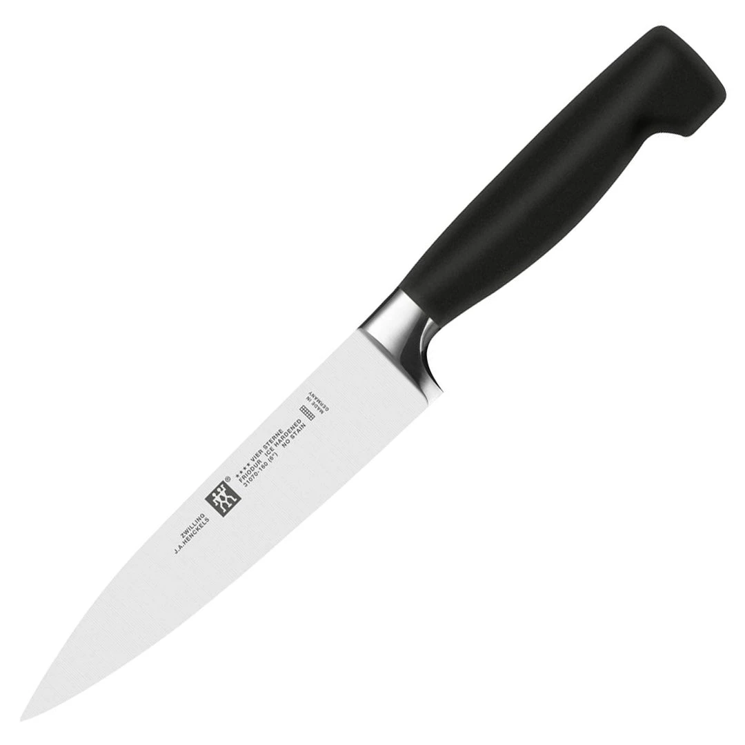 CUTLERY Zwilling J.A. Henckels 6'' Four Star Utility Knife 3 CUTLERY Zwilling J.A. Henckels 6'' Four Star Utility Knife
