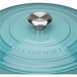 Le Creuset Signature 2.25-Quart Braiser With Stainless Steel Knob - Caribbean COOKWARE