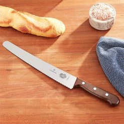 Victorinox 10-1/4-Inch Wavy Edge Bread Knife, Rosewood Handle CUTLERY 7 Victorinox 10-1/4-Inch Wavy Edge Bread Knife, Rosewood Handle CUTLERY