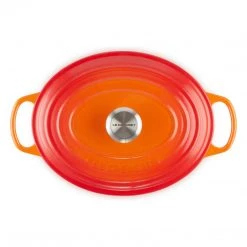 Le Creuset 6.75 Qt. Signature Oval Dutch Oven - Flame COOKWARE