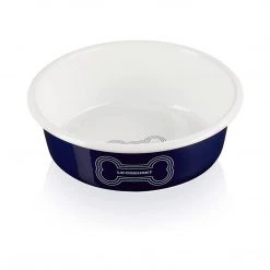 Le Creuset 4 Cup Medium Dog Bowl - Dark Blue HOME