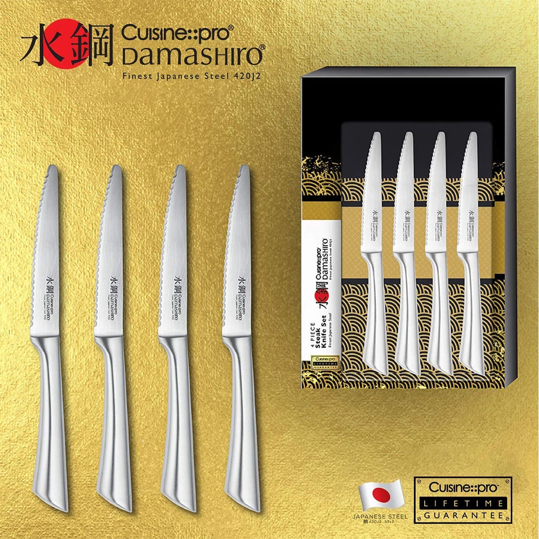 Cuisine::pro Damashiro Steak Knife Set/4 6 Cuisine::pro Damashiro Steak Knife Set/4