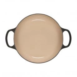 Le Creuset 3.5 Qt. Signature Round Dutch Oven - Licorice W/ Light Gold Heart Knob