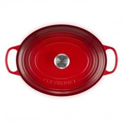 Le Creuset 8 Qt. Signature Oval Dutch Oven - Cerise 9 Le Creuset 8 Qt. Signature Oval Dutch Oven - Cerise