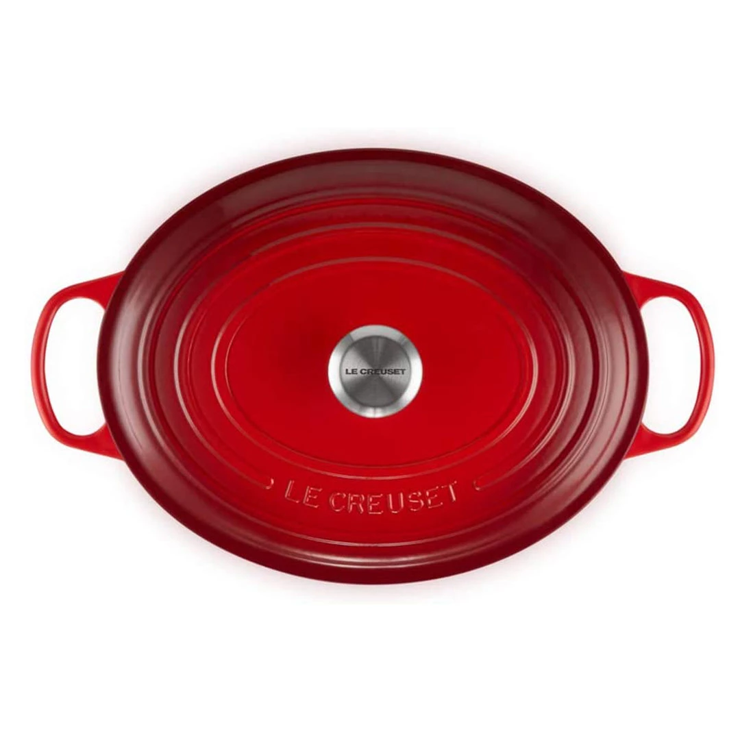 Le Creuset 8 Qt. Signature Oval Dutch Oven - Cerise 5 Le Creuset 8 Qt. Signature Oval Dutch Oven - Cerise