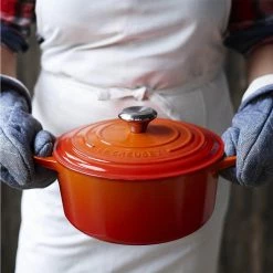 COOKWARE Le Creuset 3.5 Qt. Signature Round Dutch Oven - Flame