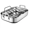 Le Creuset Stainless Steel Roasting Pan With Nonstick Rack COOKWARE
