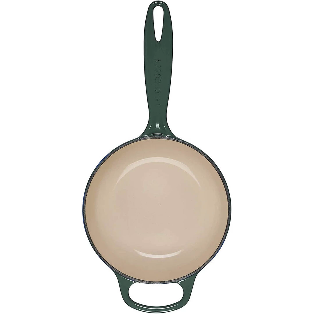 Le Creuset 1.75 Qt. Signature Saucepan - Artichaut COOKWARE 6 Le Creuset 1.75 Qt. Signature Saucepan - Artichaut COOKWARE