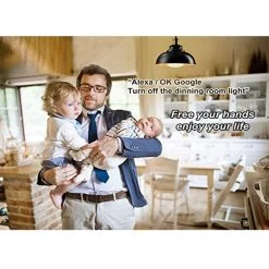 ANKEE Smart LED Light Bulb - No Hub Required WiFi Smart Bulb | E26 Dimmable 3000K Warm White, Compatible With Alexa And Google Assistant, Unique Group Design (9W Group(1+5 Bulbs))