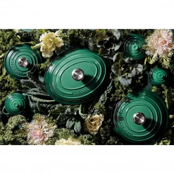 COOKWARE Le Creuset 8 Oz. Each Set Of 4 Cocottes W/ Mini-Cocotte Cookbook - Artichaut