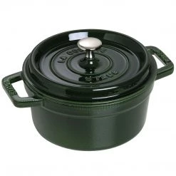 Staub Cast Iron 2.75-Quart Round Cocotte - Basil COOKWARE
