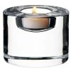 Orrefors Puck Crystal Tealight Votive, 2.25" H X 3.9" W