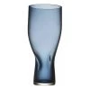 Orrefors Squeeze Crystal Blue Vase, 13.4" High X 5.75" Wide