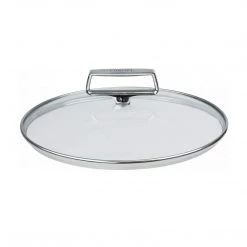 CRISTEL, Tempered Glass Lid, Oven Proff And Dishwasher Safe, Castel'Pro Collection, MADE IN France 12.5". COOKWARE