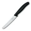 CUTLERY Victorinox VIC-6.7833.US3 Fibrox Pro Utility - Pillow Packs 4½" Serrated Round Blade ¾ Width At Handle Black