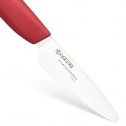 Kyocera Ceramic Knife And Peeler, 4.5", Red