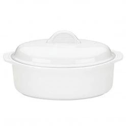 The French Chefs Oval Casserole With Lid COOKWARE