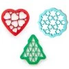 Lekue Kids Cookie Cutter Set Of 3, Multi
