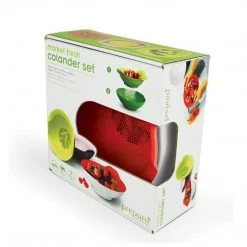 SALE SPECIALS Prepara Market Fresh Colander Set, Berry Red