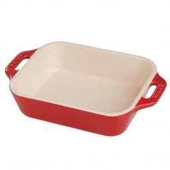 Staub Ceramic 5.5-inch X 4-inch Rectangular Baking Dish - Cherry