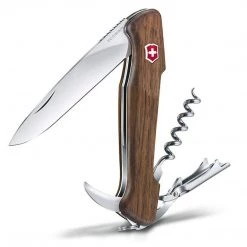 Victorinox Swiss Army Knife, Wine Master With Leather Pouch, Walnut