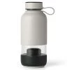 Lekue Bottle To Go Reusable Glass Filtered Water Bottle,18 Ounce, White 1 Lekue Bottle To Go Reusable Glass Filtered Water Bottle,18 Ounce, White