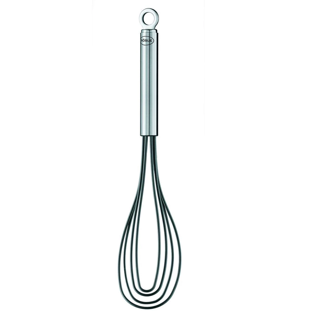 Rosle Rösle Stainless Steel & Silicone Flat Whisk, 4 Wire, 10.6-inch BAKEWARE 3 Rosle Rösle Stainless Steel & Silicone Flat Whisk, 4 Wire, 10.6-inch BAKEWARE