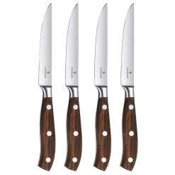 CUTLERY Victorinox Grand Maitre, 4 Pieces Steak Knife Set, Set Of 4, Rosewood
