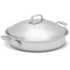 Heritage Steel 5 Quart Sauteuse Pan With Lid - Titanium Strengthened 316Ti Stainless Steel With 5-Ply Construction - Induction-Ready And Fully Clad, Made In USA