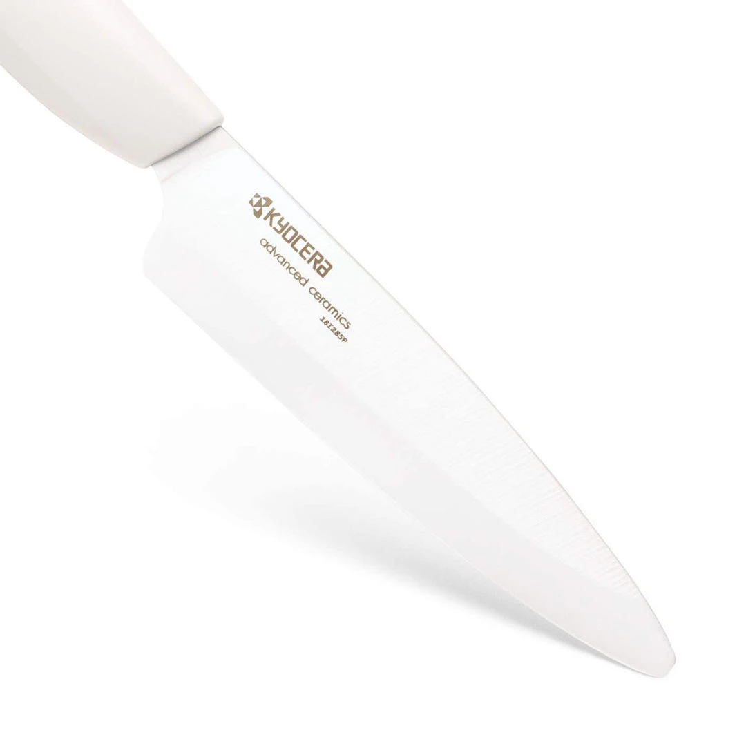 CUTLERY Kyocera Advanced Ceramic Revolution Series 4.5-inch Utility Knife, White Handle, White Blade 5 CUTLERY Kyocera Advanced Ceramic Revolution Series 4.5-inch Utility Knife, White Handle, White Blade