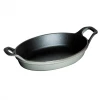 Staub Cast Iron 8'' X 5.5'' Oval Gratin Baking Dish - Graphite Grey COOKWARE