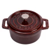COOKWARE Staub Cast Iron 0.25-Quart Mini Round Cocotte - Grenadine