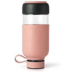 Lekue Bottle To Go Reusable Water Bottle, 20 Ounce, Coral