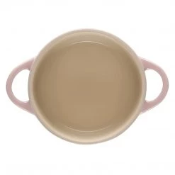 Le Creuset 8 Oz. Mini Round Cocotte With Flower Lid - Chiffon Pink COOKWARE