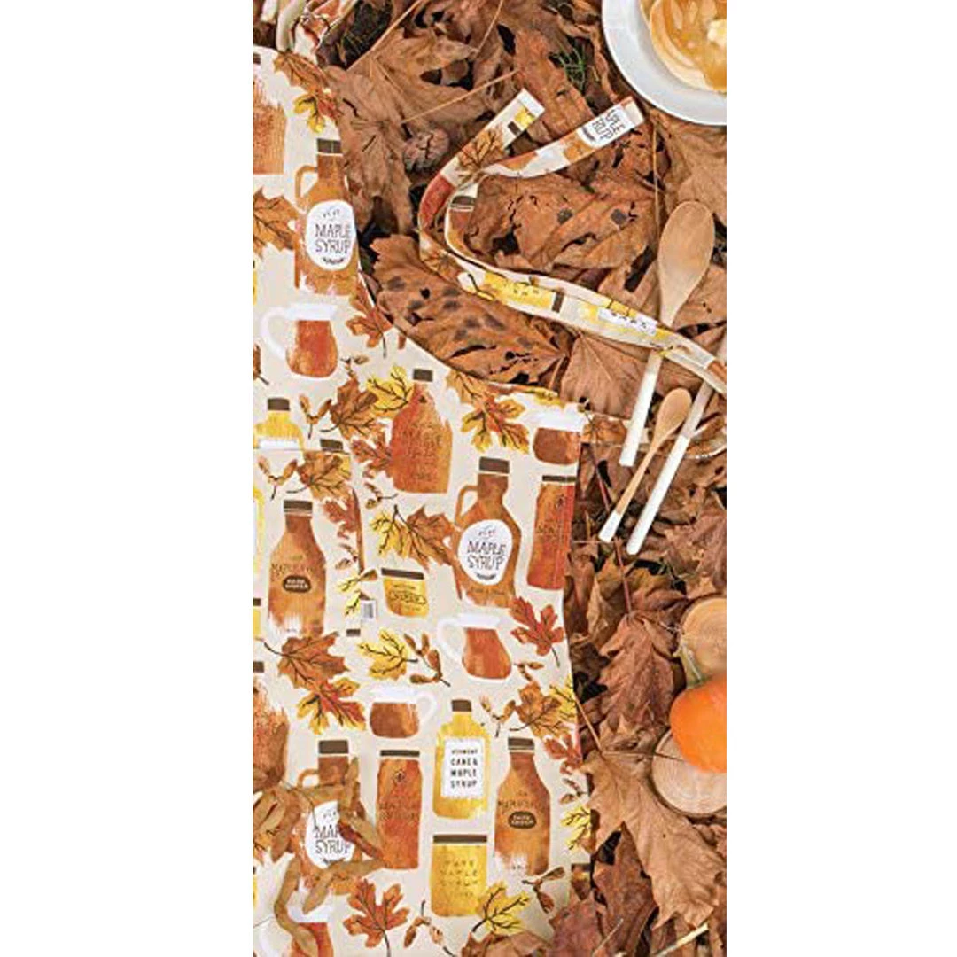 COOKS TOOLS Now Designs Basic Cotton Kitchen Chef's Apron, Maple Syrup Print 4 COOKS TOOLS Now Designs Basic Cotton Kitchen Chef's Apron, Maple Syrup Print