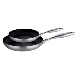 COOKWARE ScanPan CTX Stainless Steel-Aluminum 8 And 10.25 Inch 2-Piece Fry Pan Set