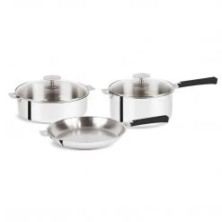Cristel Mutine Stainless Steel 7 Piece Cookware Set